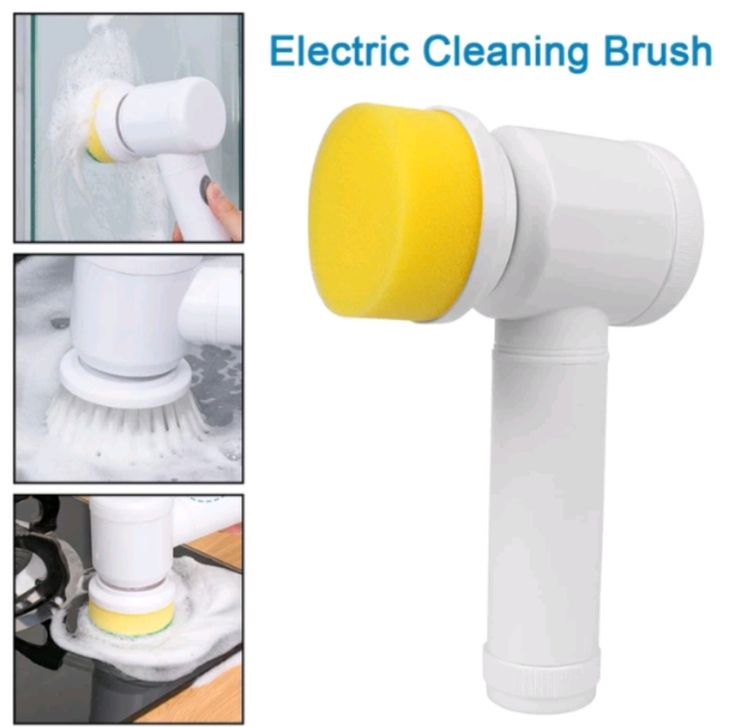 Electric Spin Scrubber with 3 Brush Heads