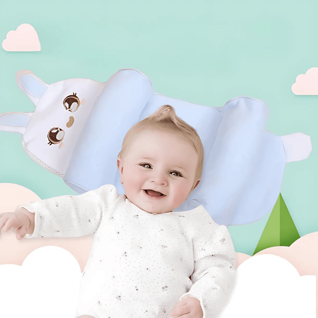 🍼 Baby Head Shaping Support Pillow