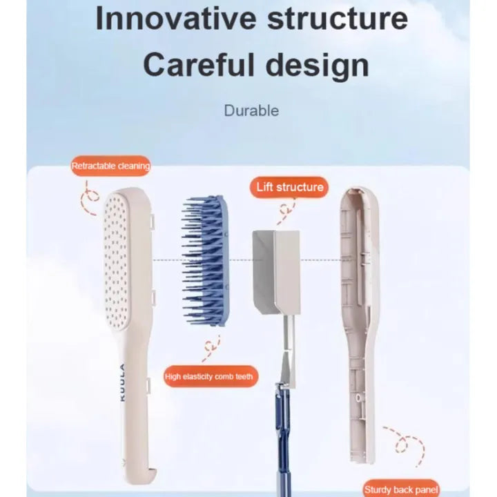 Self-cleaning Anti-static Massage Comb for Adults and Kids