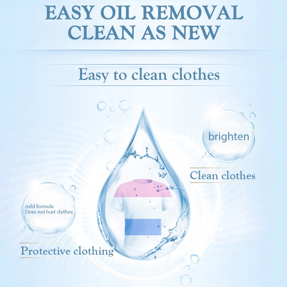 Fresh Clean Active Enzyme Laundry Stain Remover – Premium Collection Detergent Booster for Tough Stains