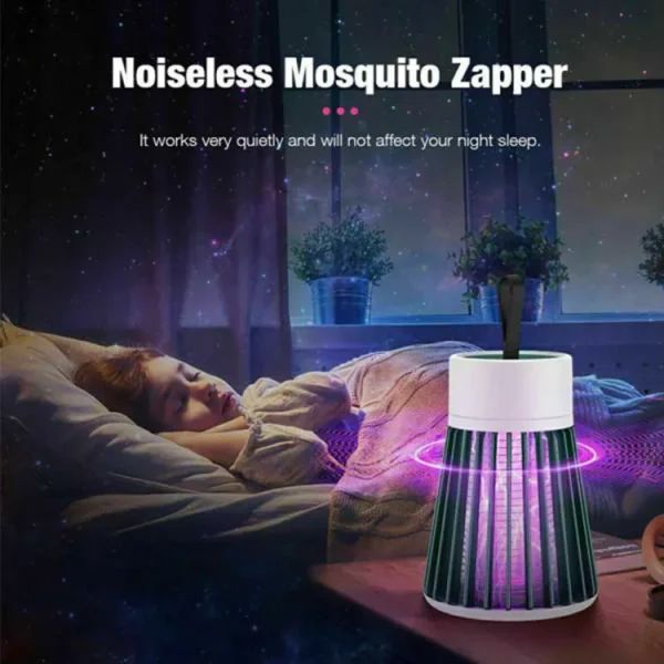 USB Electric Mosquito Killer Lamp – Silent UV Light Insect Trap for Home & Bedroom