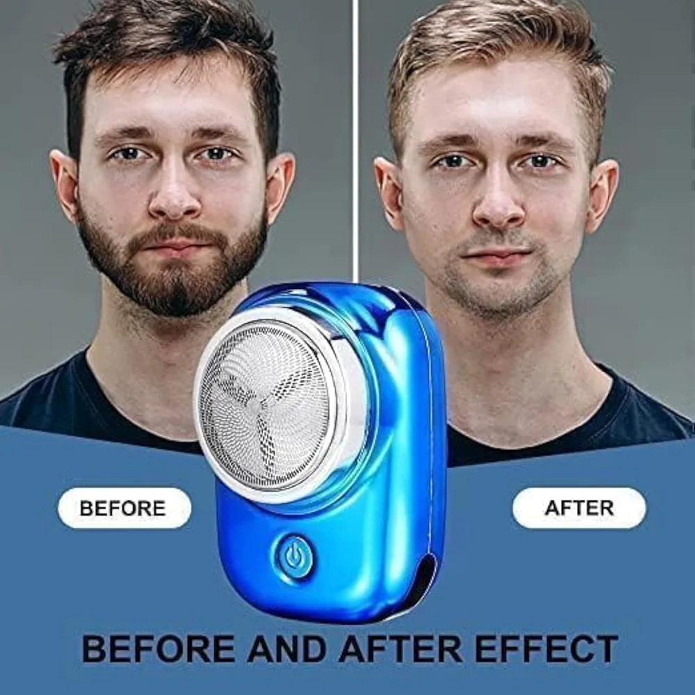 Premium Waterproof Electric Shaver – Type-C Rechargeable Wet & Dry Razor