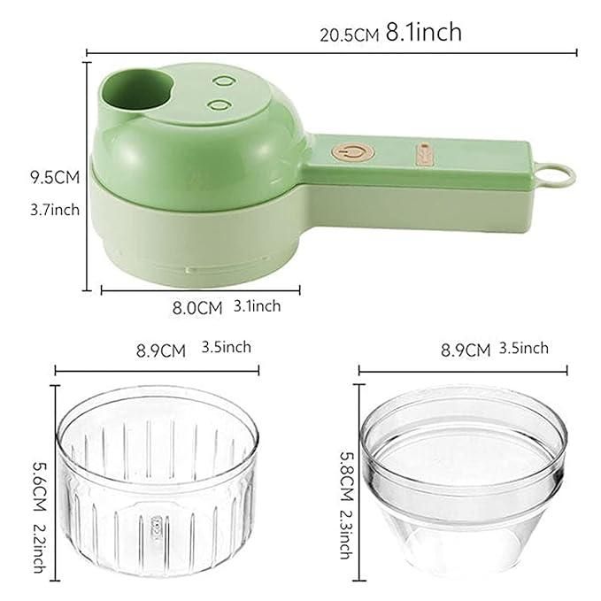 Manual Vegetable Chopper & Garlic Grinder