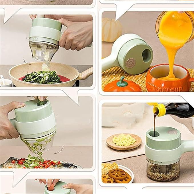 Manual Vegetable Chopper & Garlic Grinder