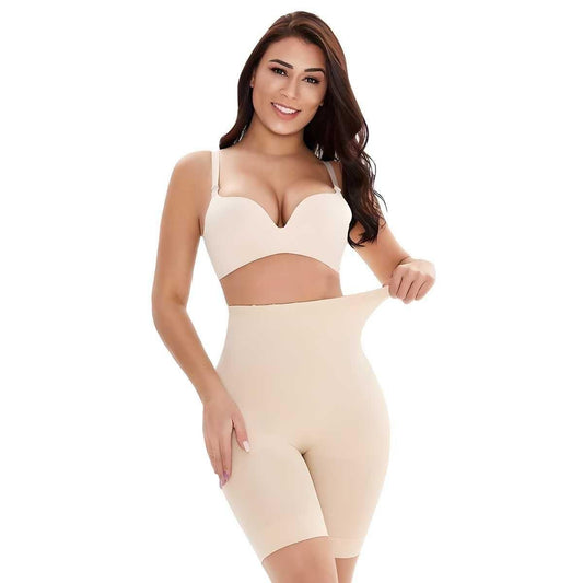 High Waist Seamless Shapewear Shorts for Women – Tummy Control & Thigh Slimmer
