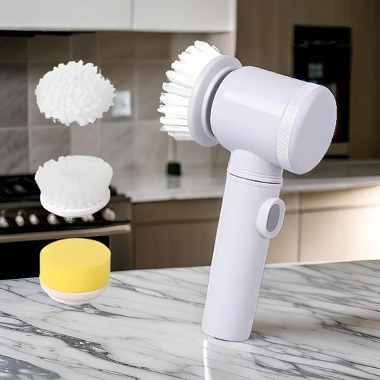 Electric Spin Scrubber with 3 Brush Heads