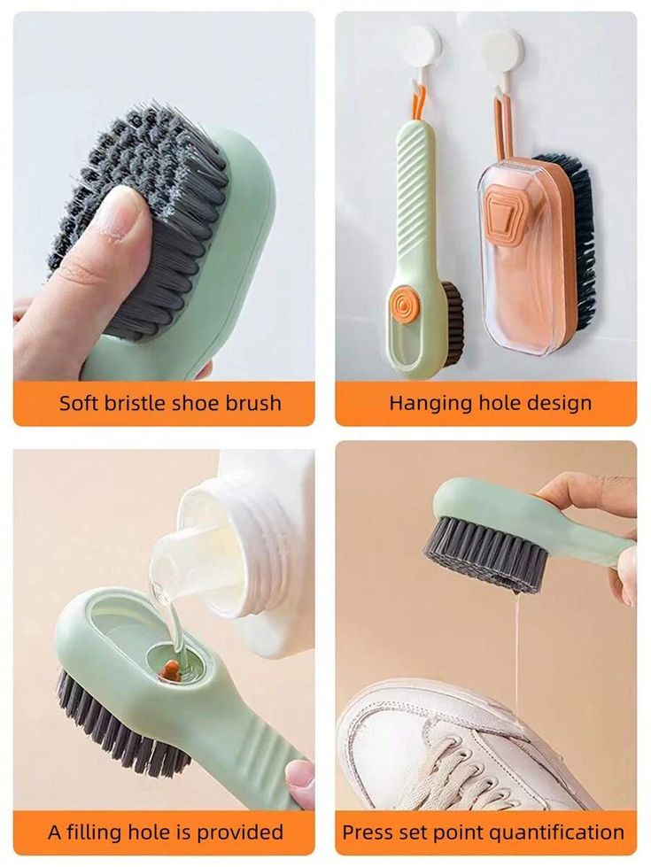 Multifunctional Shoe Brush – Easy Cleaning for Sneakers, Shoes & More