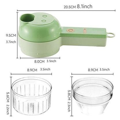 Manual Vegetable Chopper & Garlic Grinder