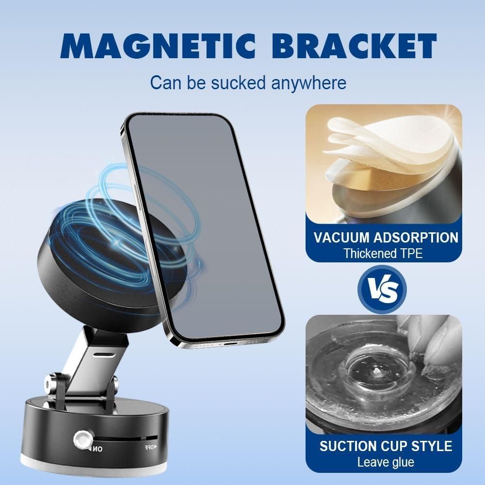 Super Strong Vacuum Suction Holder – Works on Any Smooth Surface!