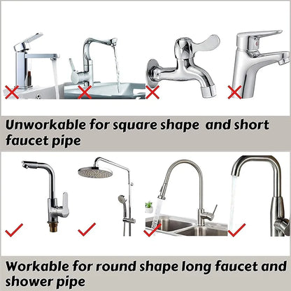 No-Drill Tap Mounted Sink Scrub Holder Rack