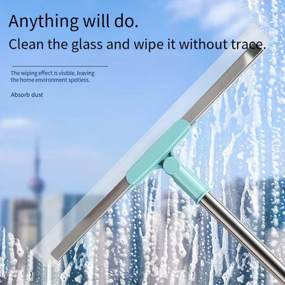 Floor Squeegee Silicone Blade Long Handle (pack of 1)