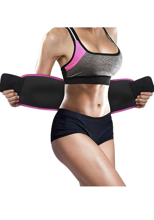 Waist Trainer Sweat Belt for Women & Men – Slimming, Fitness & Back Support