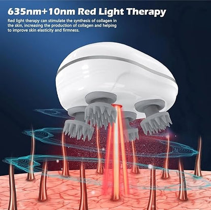 Agaro Electric Scalp Massager | Handheld Head, Hair & Body Relaxation Massager for Stress Relief & Blood Circulation